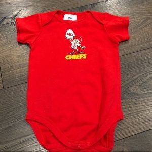NFL Kansas City Chiefs onesie! Size 12M